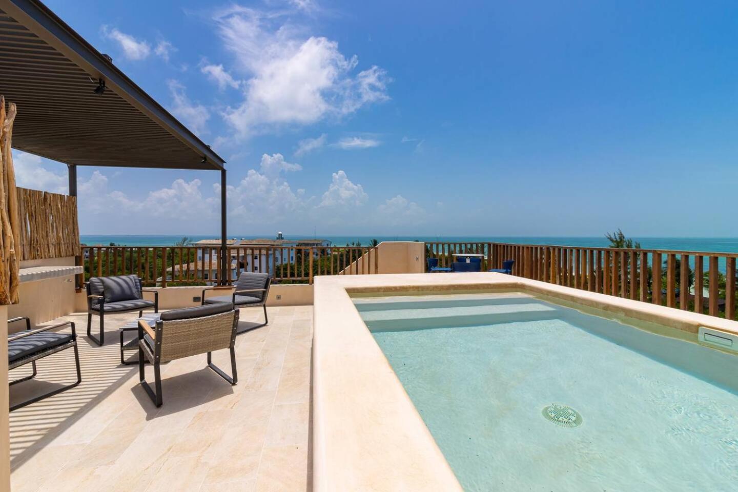 Penthouse Con Alberca Privada Y Hermosas Vistas Al Mar - A301 Isla Holbox Exterior photo
